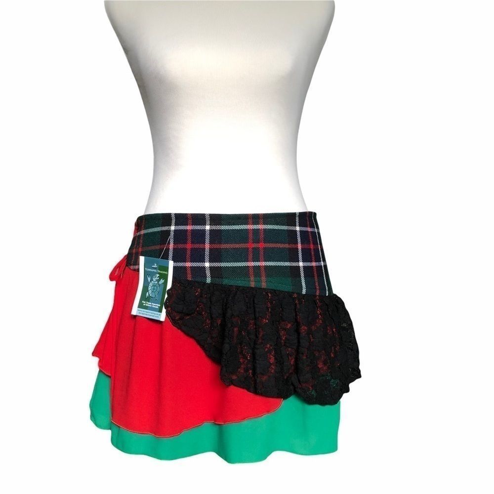 Terrapin Trading Scottish Tartan Kilt Skirt Mini